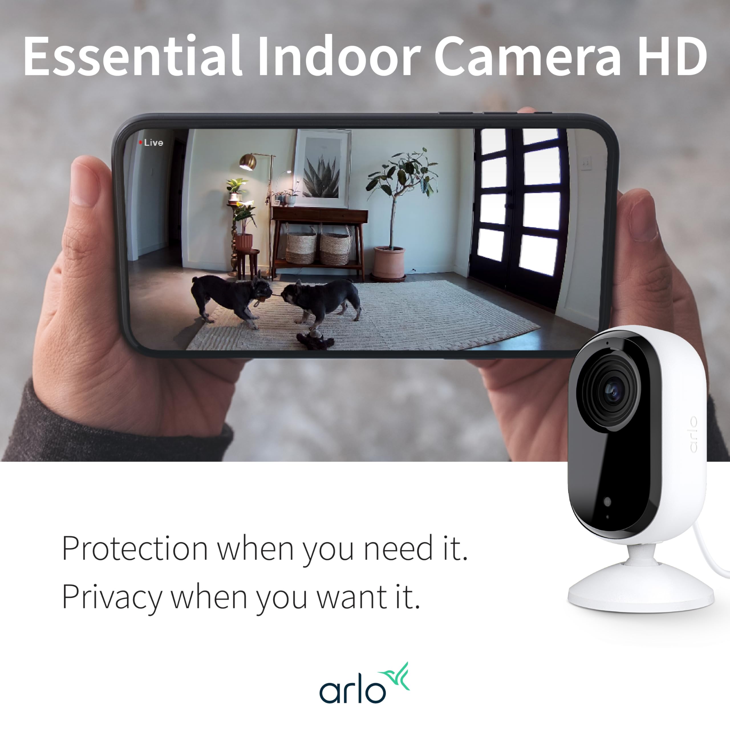 Arlo vision nocturne exemple montrant image claire en conditions de faible lumière
