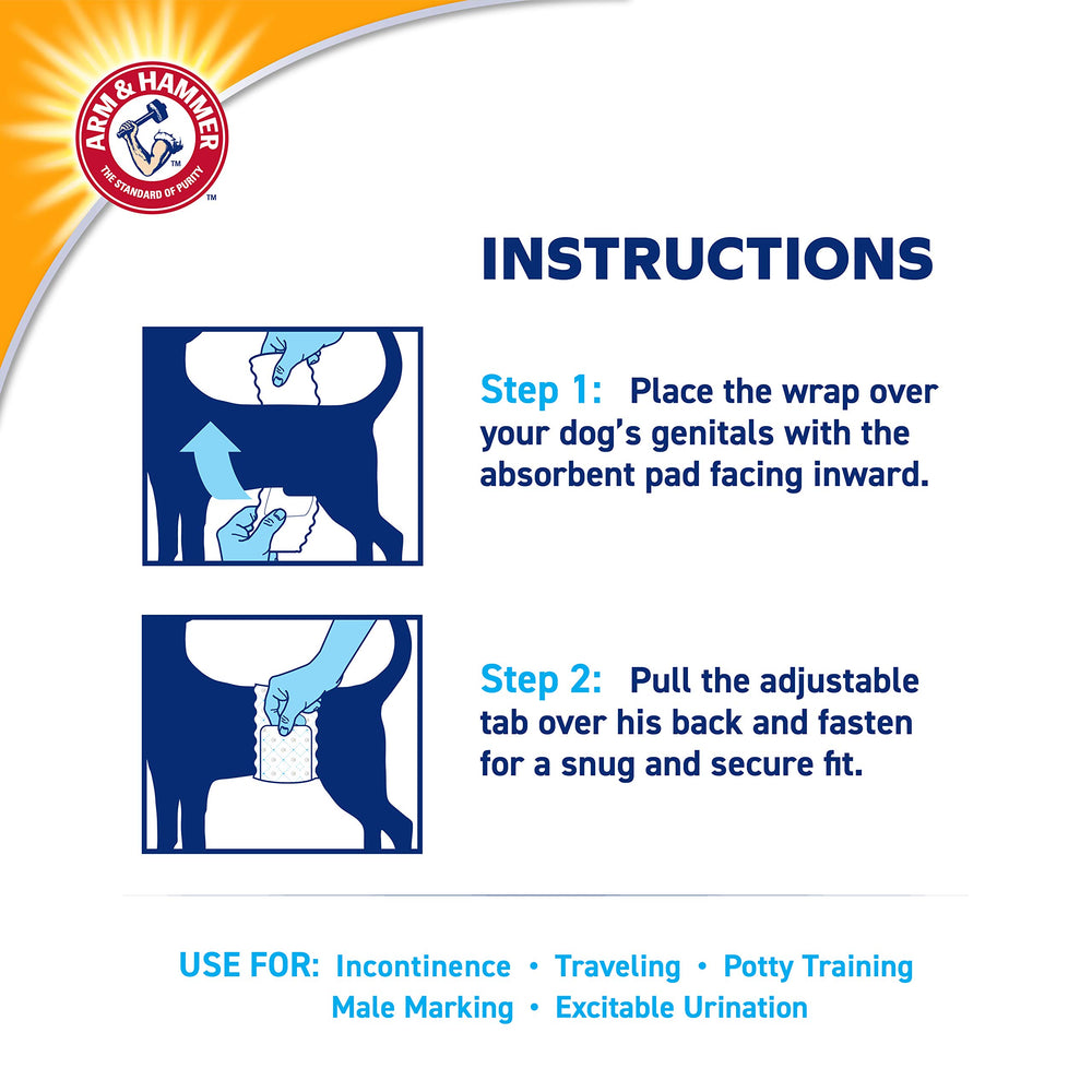 ARM & HAMMER comparaison taille avec mètre, ajuste tour de taille