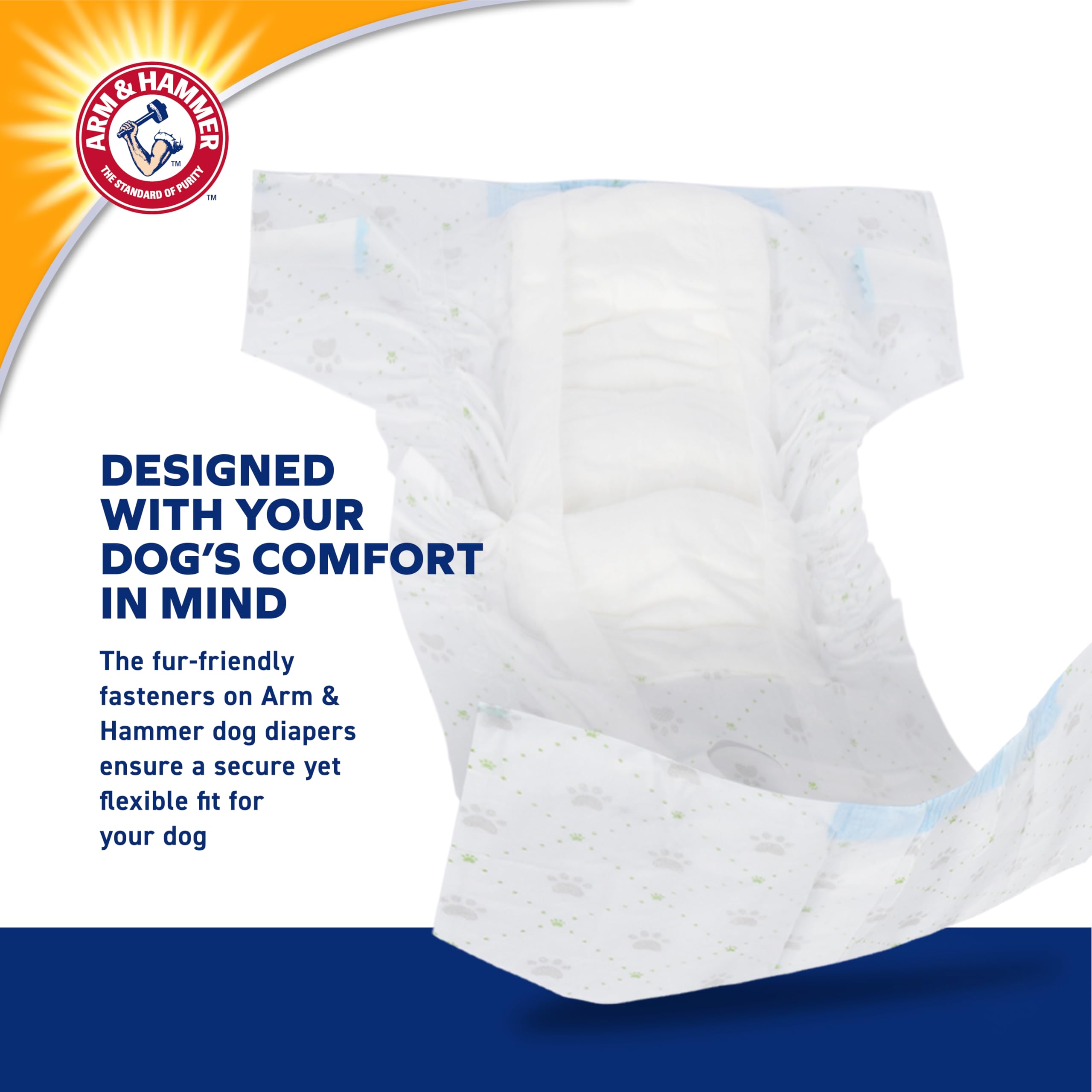 Arm & Hammer couche portée sur chienne pour confort en mouvement