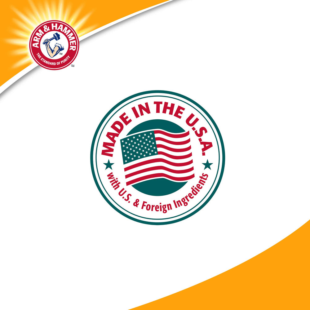 ARM & HAMMER emballage côté valeurs et informations produit