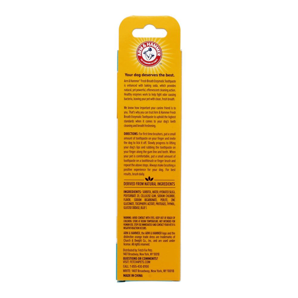 Arm & Hammer dentifrice en utilisation main montrant contrôle du brossage
