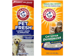 ARM & HAMMER vue avant du kit avec packagings, montre valeur et contenu