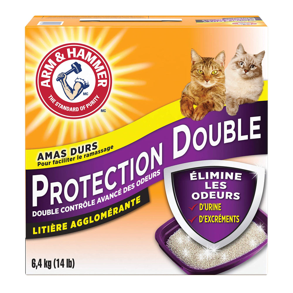 Arm & Hammer étiquette détail montrant ingrédients et bénéfice fraîcheur