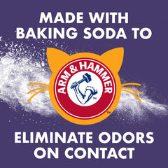 Comparaison visuelle du pot ARM & HAMMER à côté d'un accessoire pour donner l'échelle
