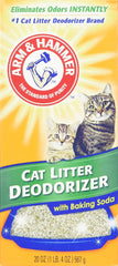 Arm & Hammer pot litière 20 oz vue frontale montrant l'étiquette et maintien de la fraîcheur
