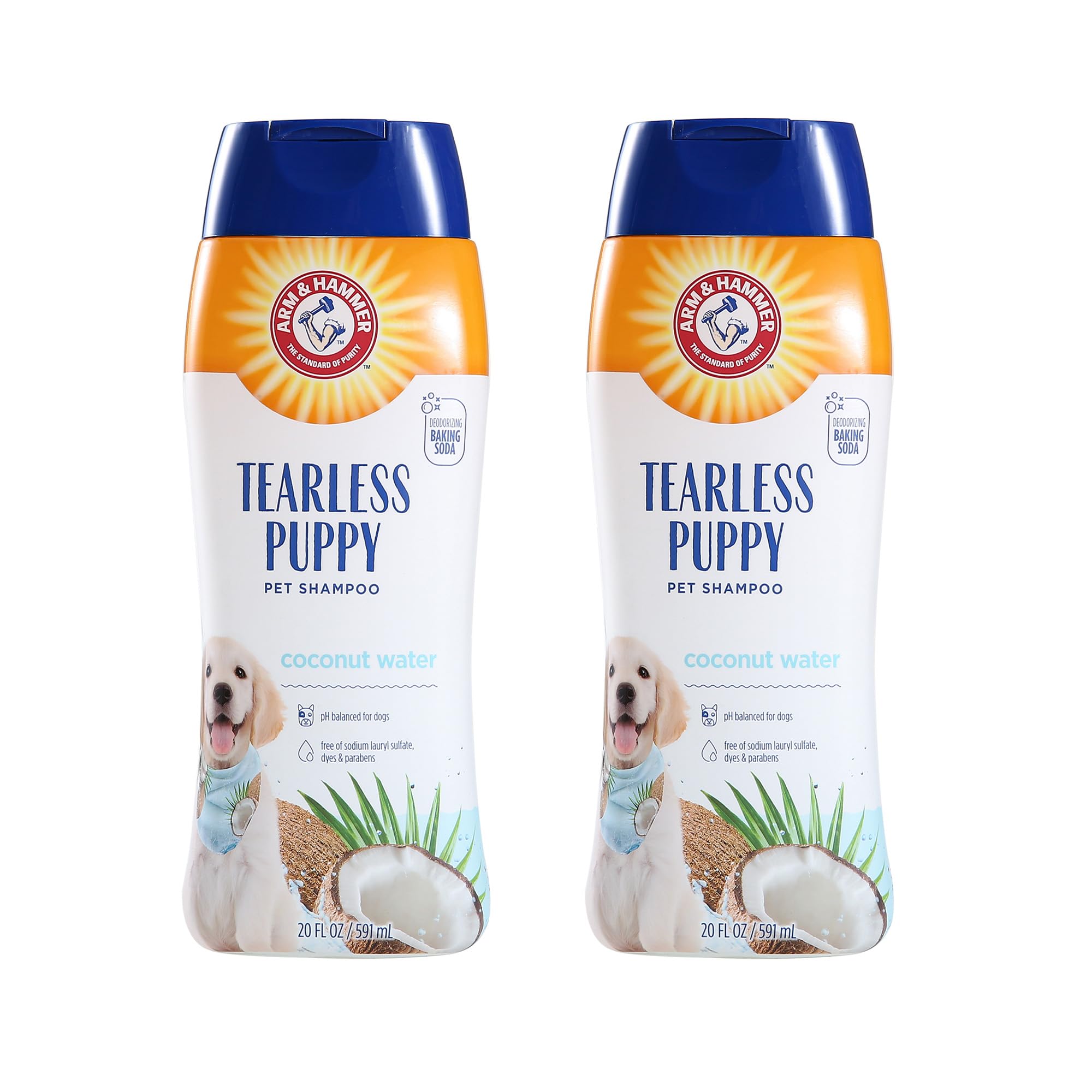 Arm & Hammer bouteille de shampooing chiot vue avant bénéfice nettoyage doux