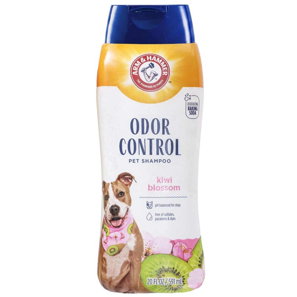 Arm & Hammer face du flacon montrant l'étiquette et la promesse déodorante