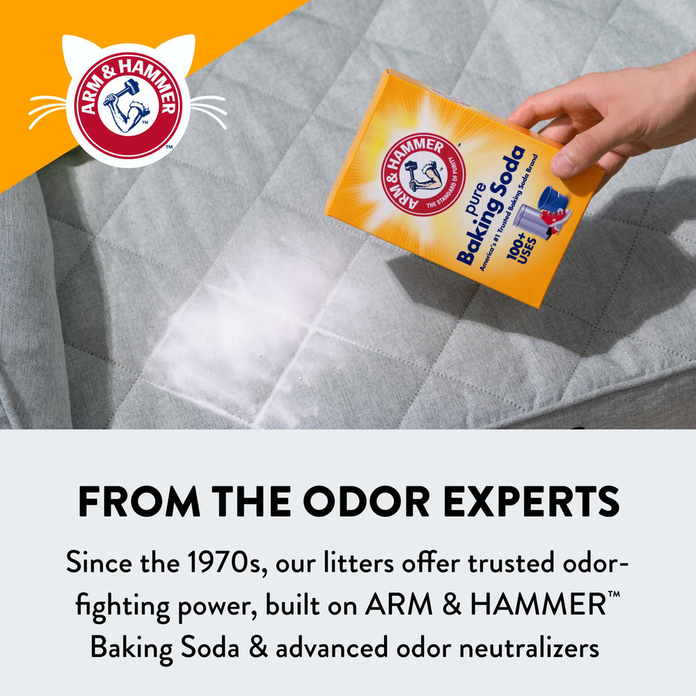 ARM & HAMMER étiquette parfum léger indiquant confort olfactif