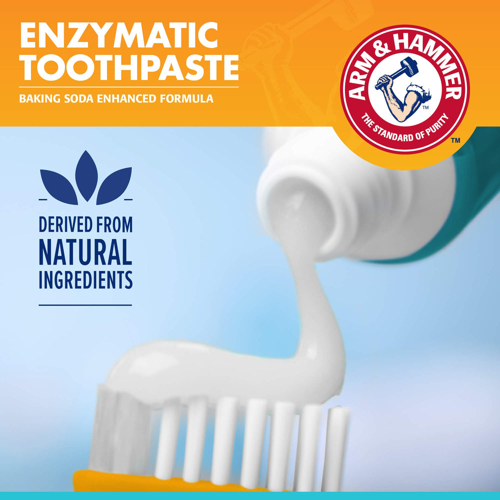 Arm & Hammer tube de pâte vanille‑gingembre montrant la texture et nettoyage doux