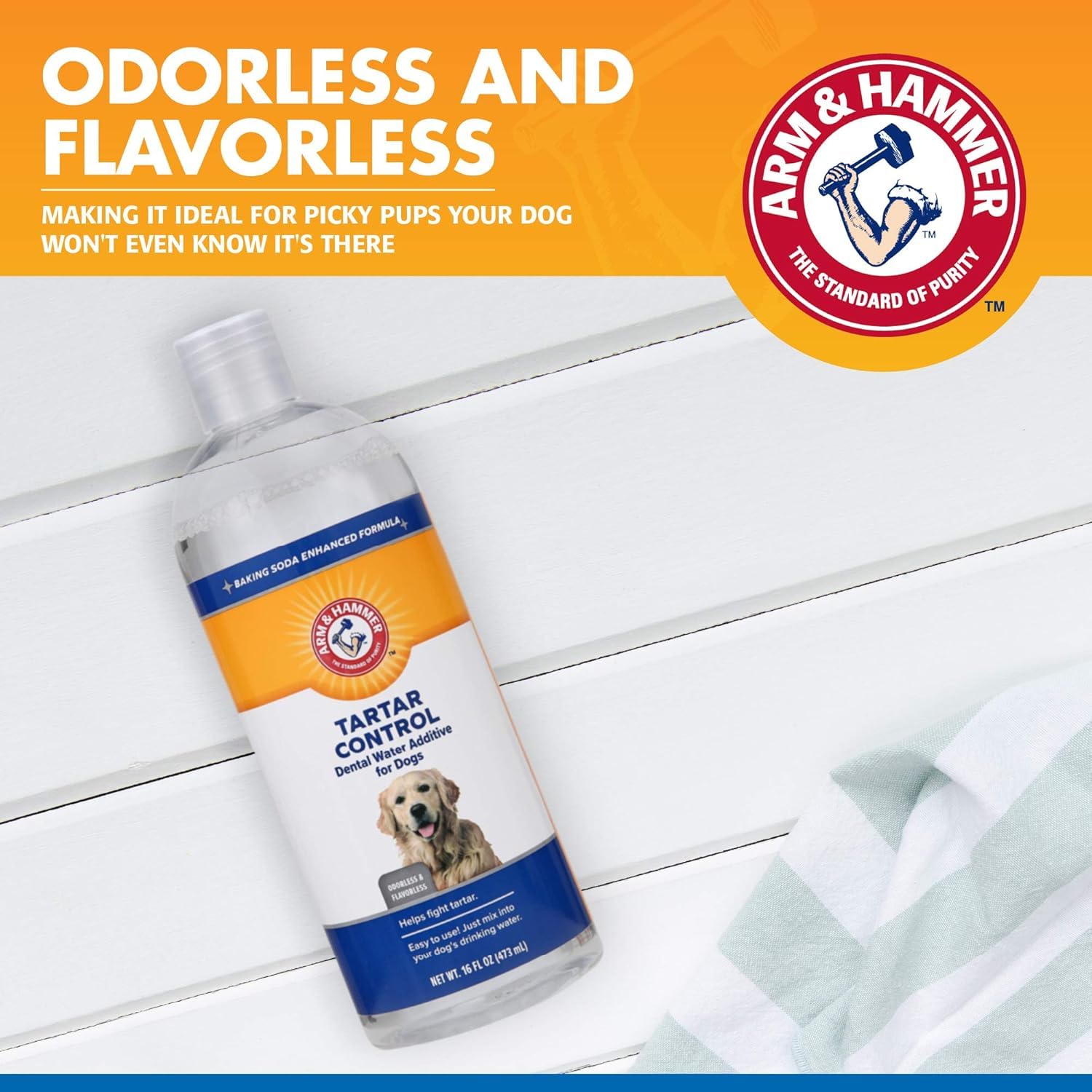 Arm & Hammer bol dans cuisine montrant usage quotidien discret