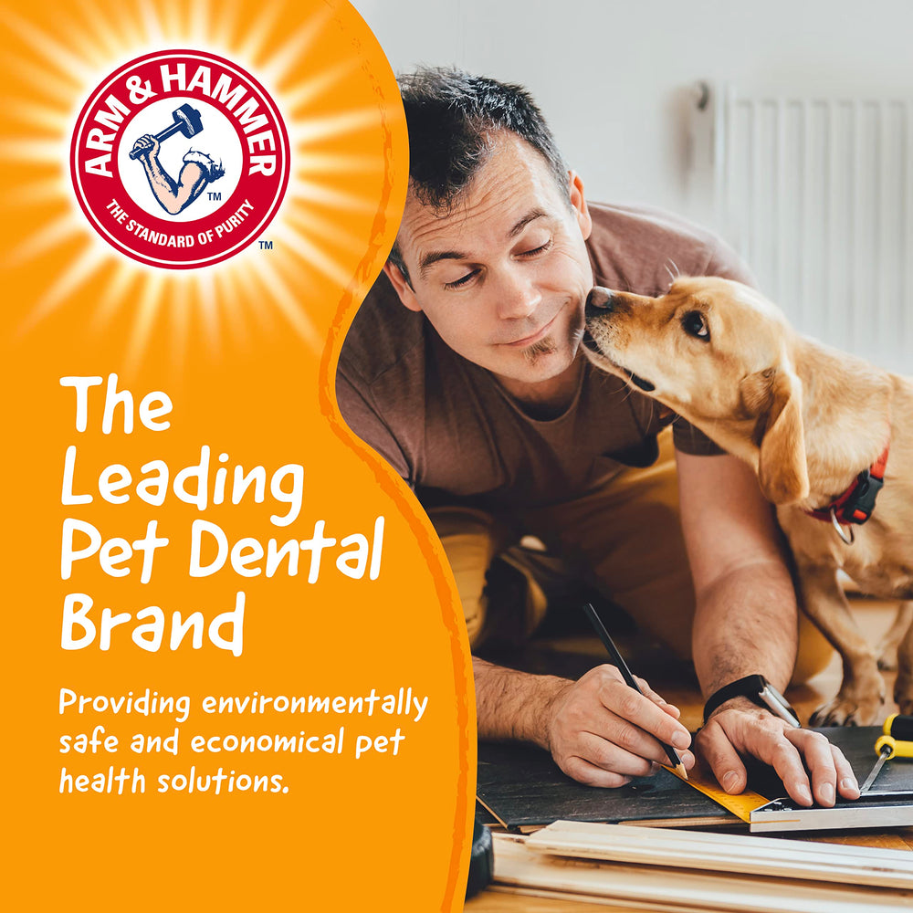 Arm & Hammer chiot tenant le jouet en bouche, encourage le port et le jeu