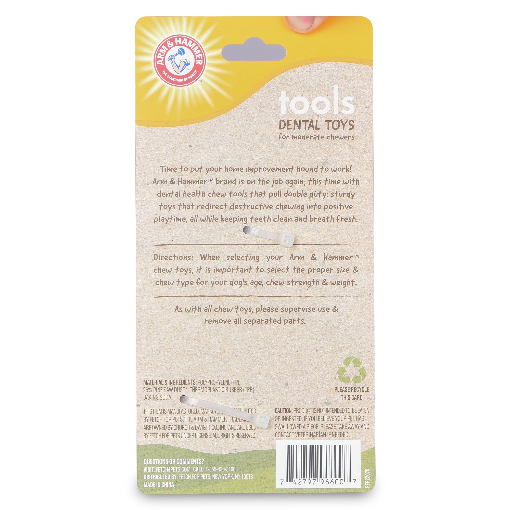 Arm & Hammer détail montrant infusion de bicarbonate pour haleine plus fraîche