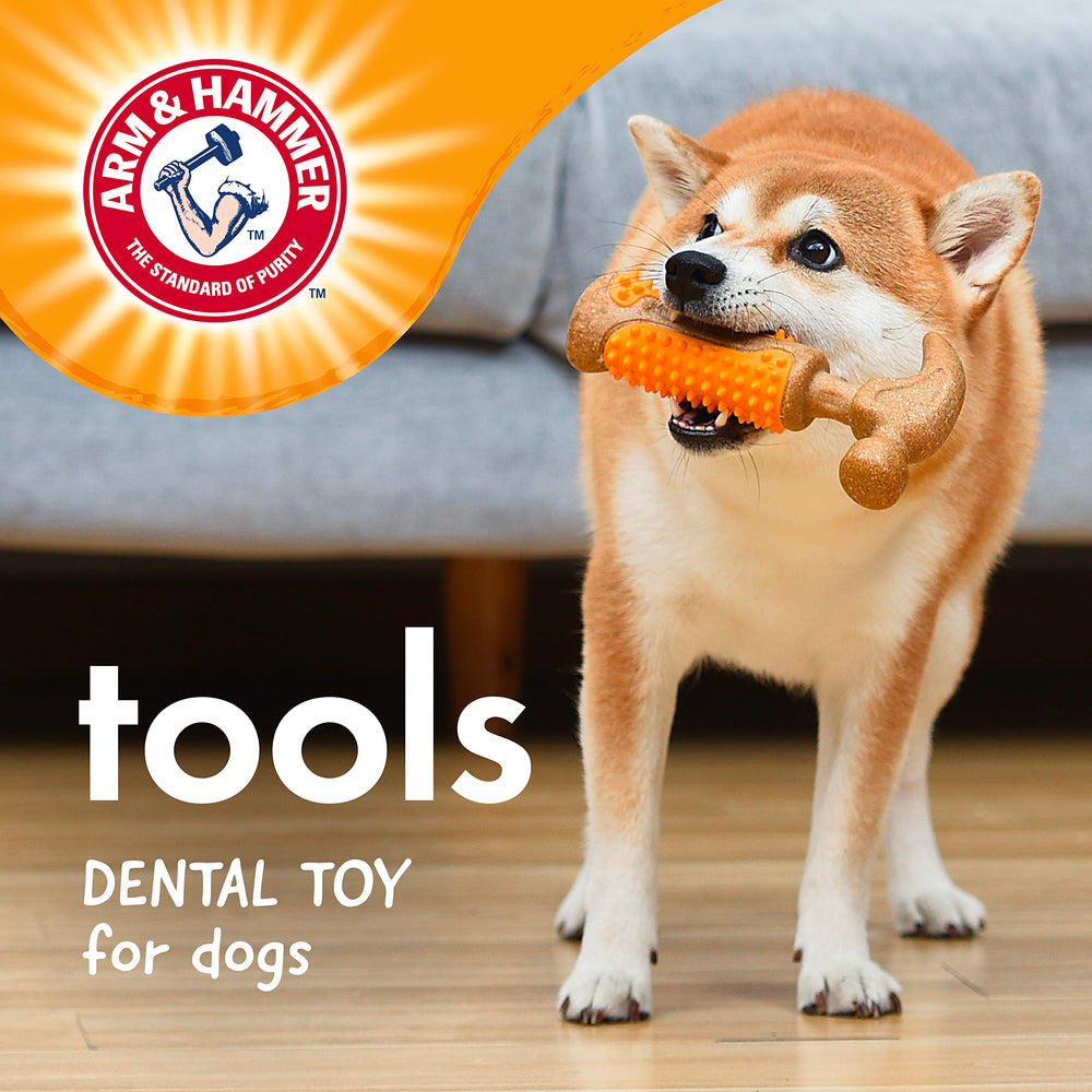 Arm & Hammer gros plan sur picots TPR offrant nettoyage mécanique des dents
