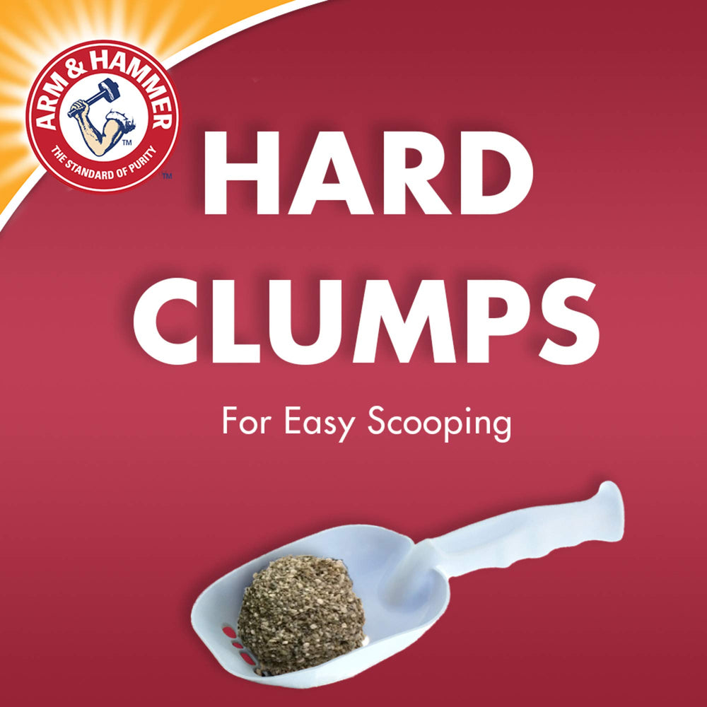 Arm & Hammer chat utilisant la litière illustrant acceptation sans parfum