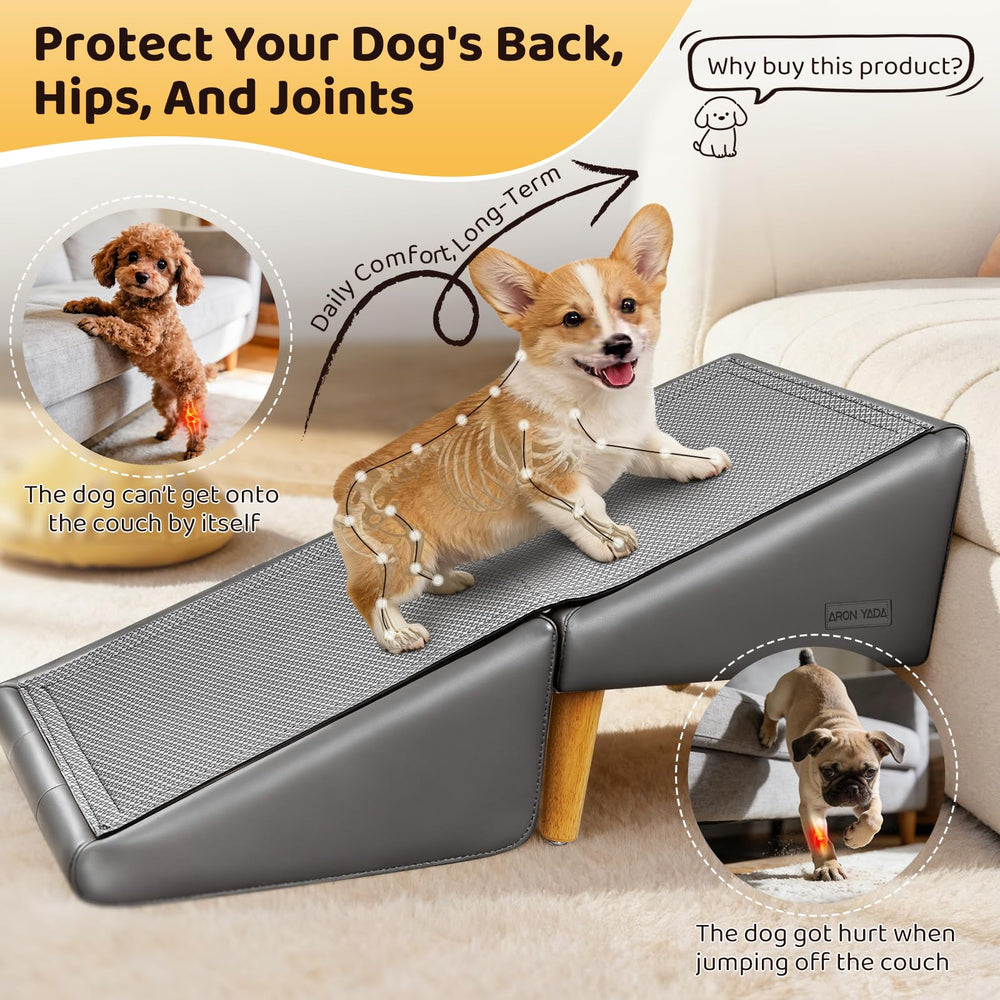 AronYada marchepied en usage montrant chien montant sans effort