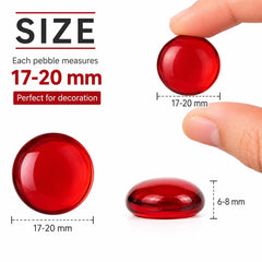 arsuk galet rouge gros plan surface brillante pour effet lumineux