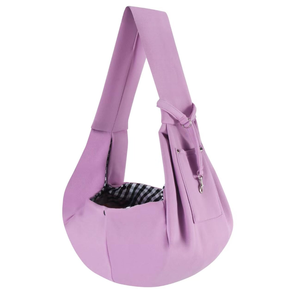 ARZQUT sac porte-animal vu de face montrant son design réversible et confort