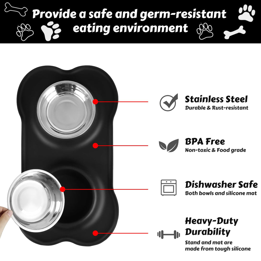 AsFrost gamelle en usage chien mange démontrant stabilité pendant le repas