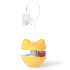 Asinpa vue avant du jouet jaune montrant design et couleur, stimule jeu