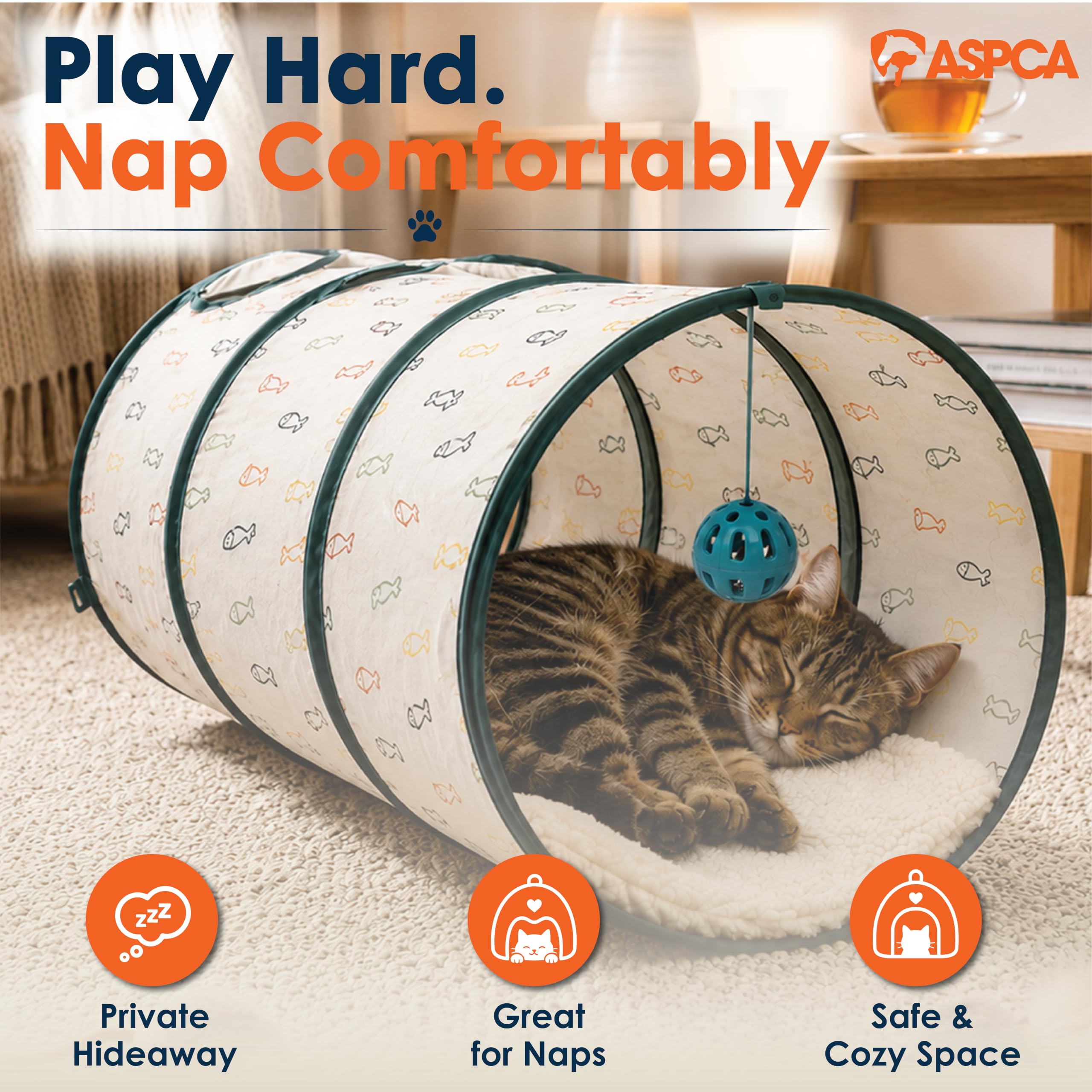 ASPCA tunnel comparaison taille avec objet courant pour échelle