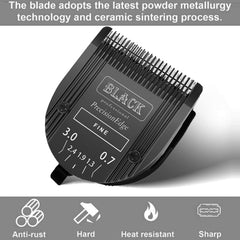 Audoc lame montée sur tondeuse Wahl Bravura offrant performance stable