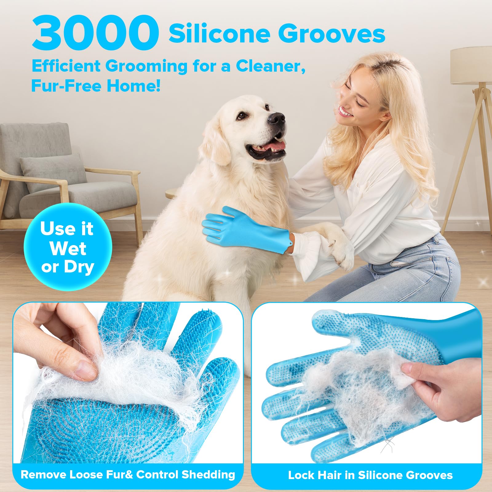 Augwind brosse de douche prise en main pour un lavage confortable