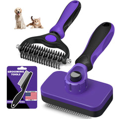 Augwind packshot avant montrant les trois outils et leur finition violet