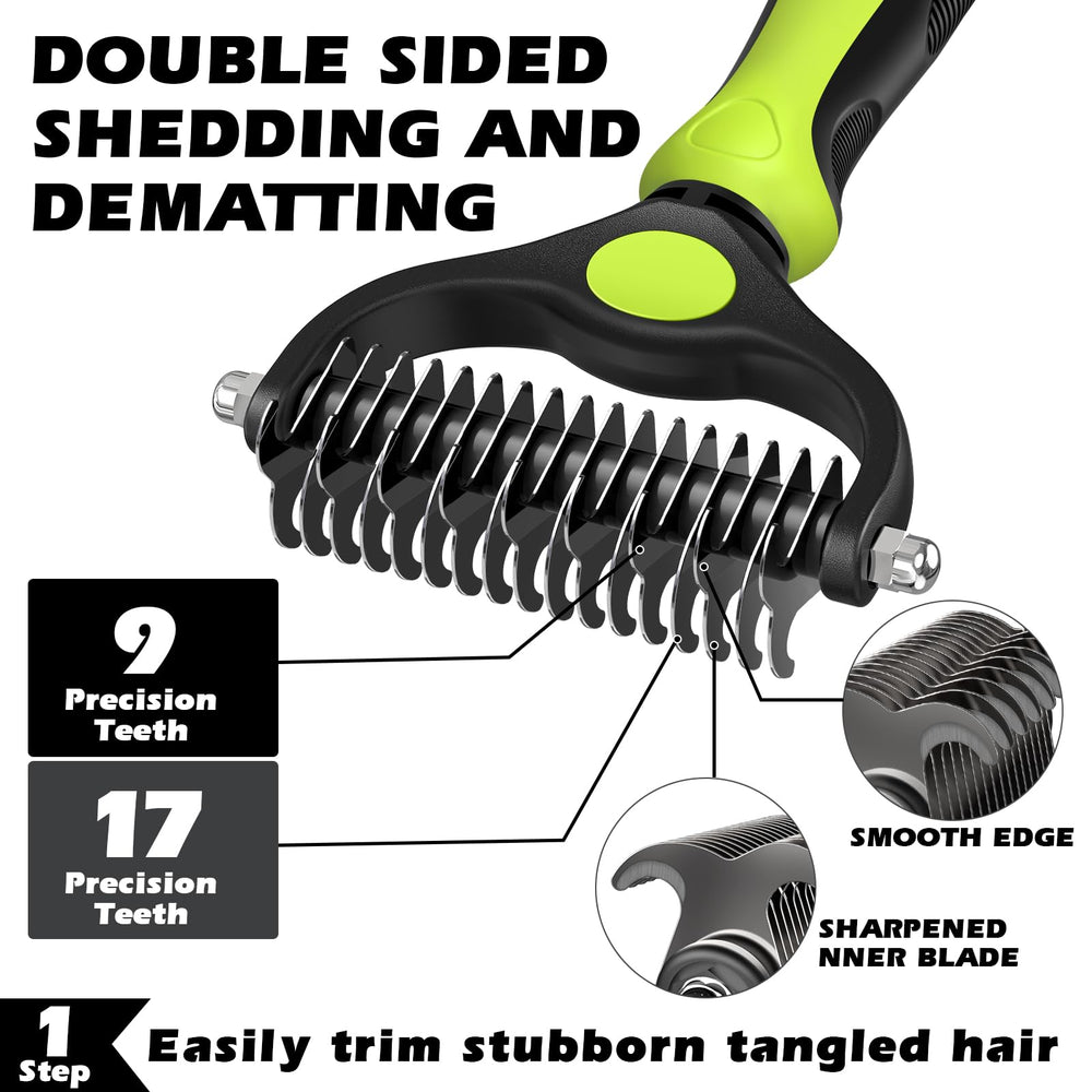 Augwind brosse slicker gros plan sur picots pour enlever poils morts facilement