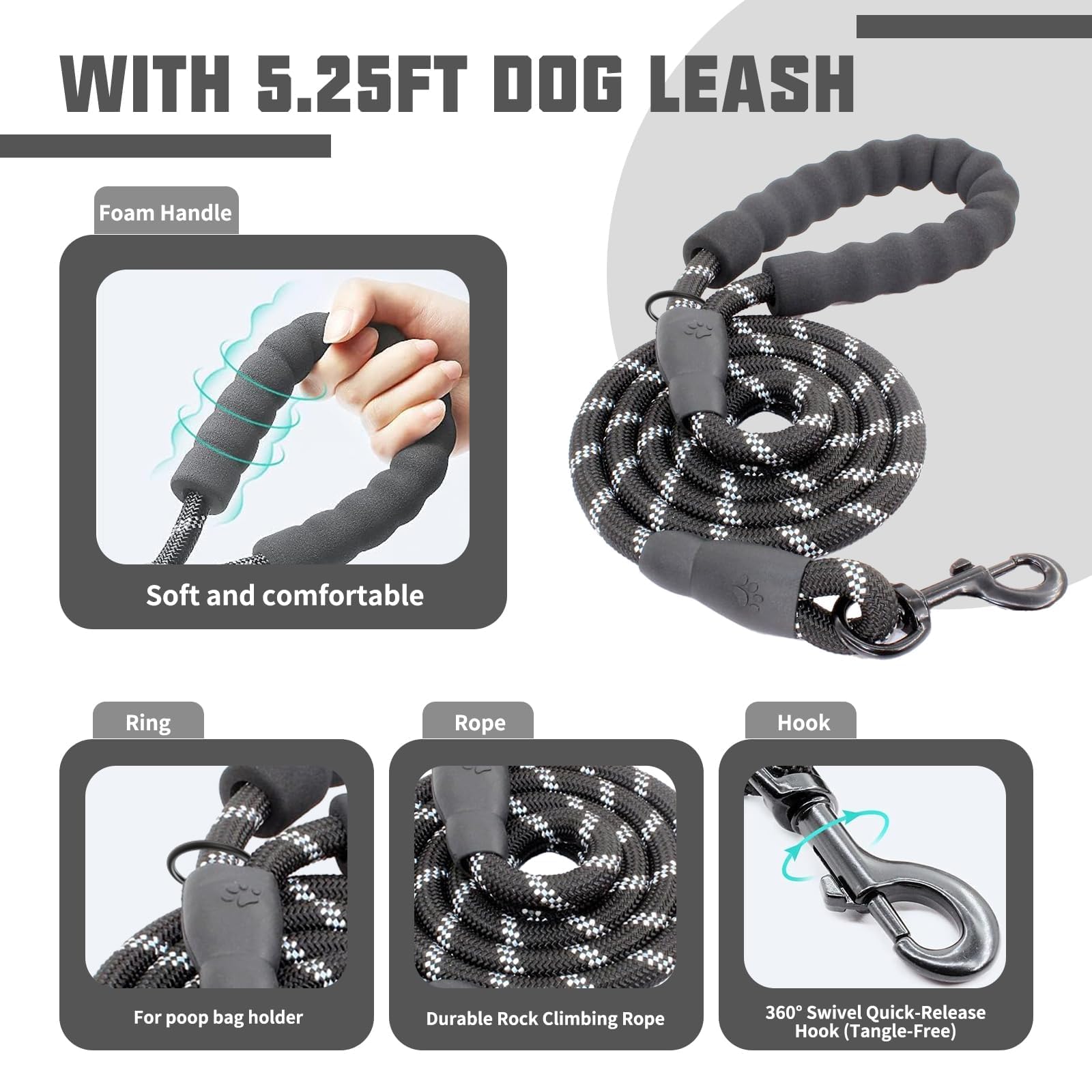 AUROTH coussin de nuque détachable pour confort adapté du chien