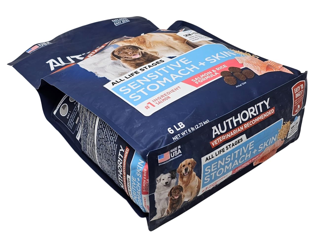 Authority chien mange dans la cuisine, alimentation douce pour peau et estomac