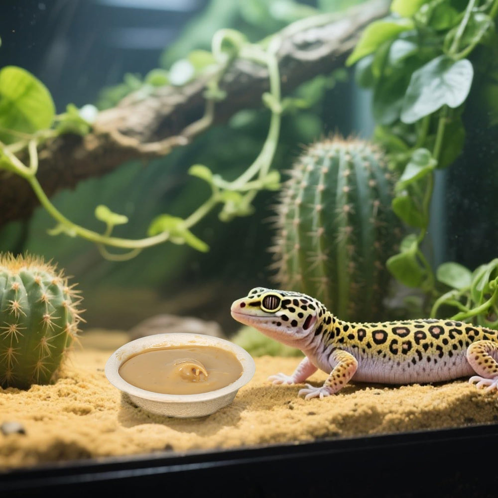 AUTSEEYS coupelle fixée sur ledge de terrarium stabilité et utilisation simple