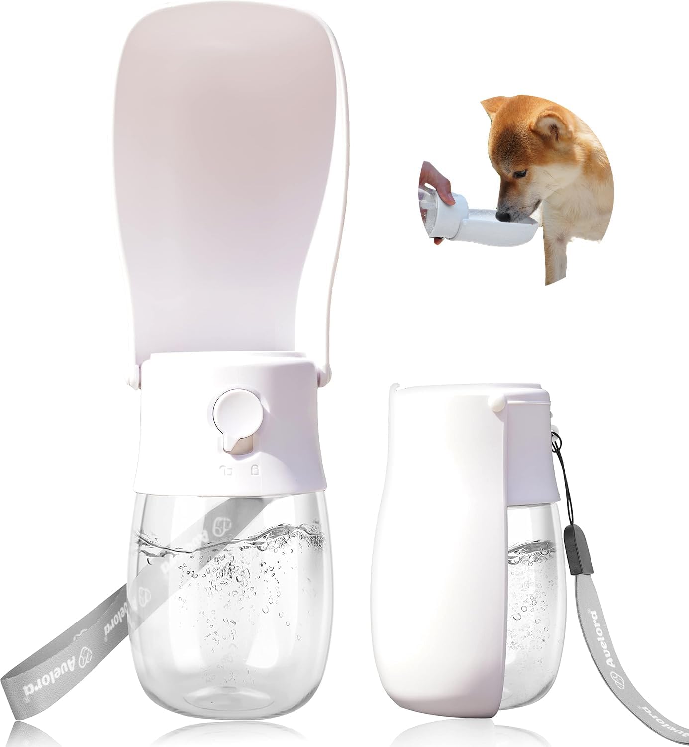 AVELORA gourde pliable face montrant le design compact et pratique