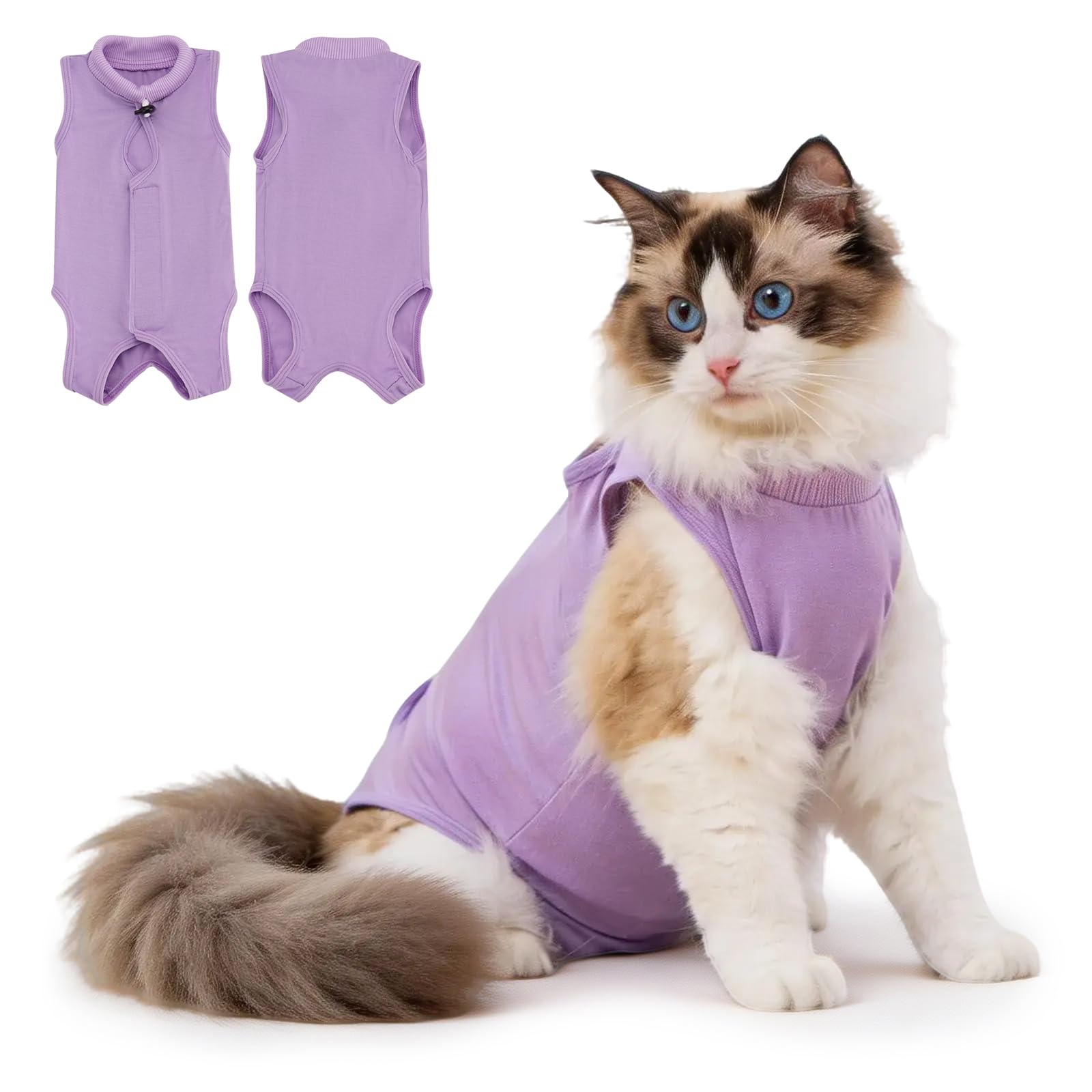 Avont onesie avant packaging violet montrant protection post-op
