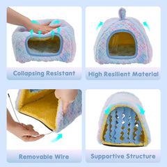 Avont tunnel en usage avec cochon d'inde, stimulation et exercice