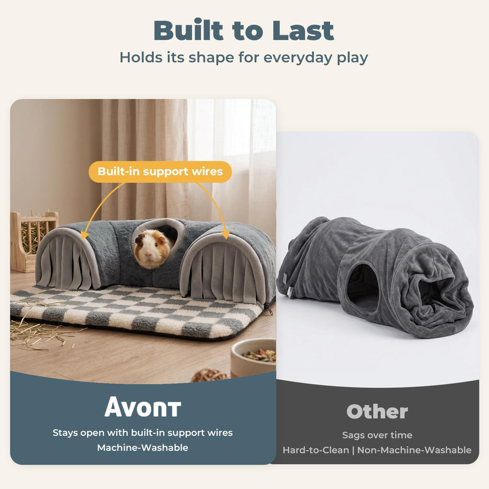 Avont tunnel gros plan sur peluche douce offrant chaleur