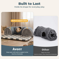 Avont tunnel gros plan sur peluche douce offrant chaleur