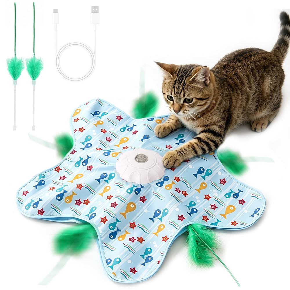 AVYDIIF tapis plume face avant montrant mouvement attractif