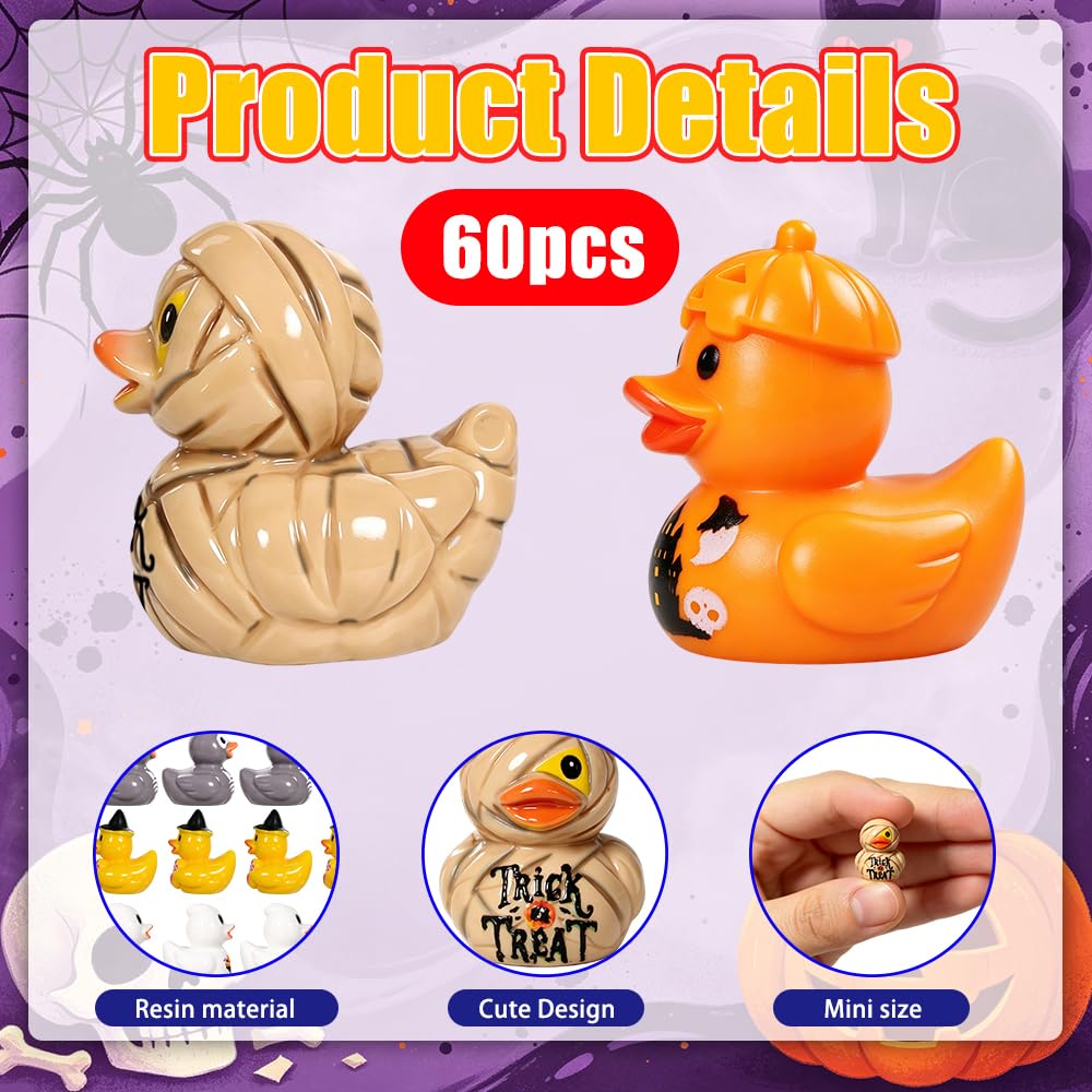 AWEELON mini canards posés sur un gâteau montrant ajout décoratif sûr avec support propre