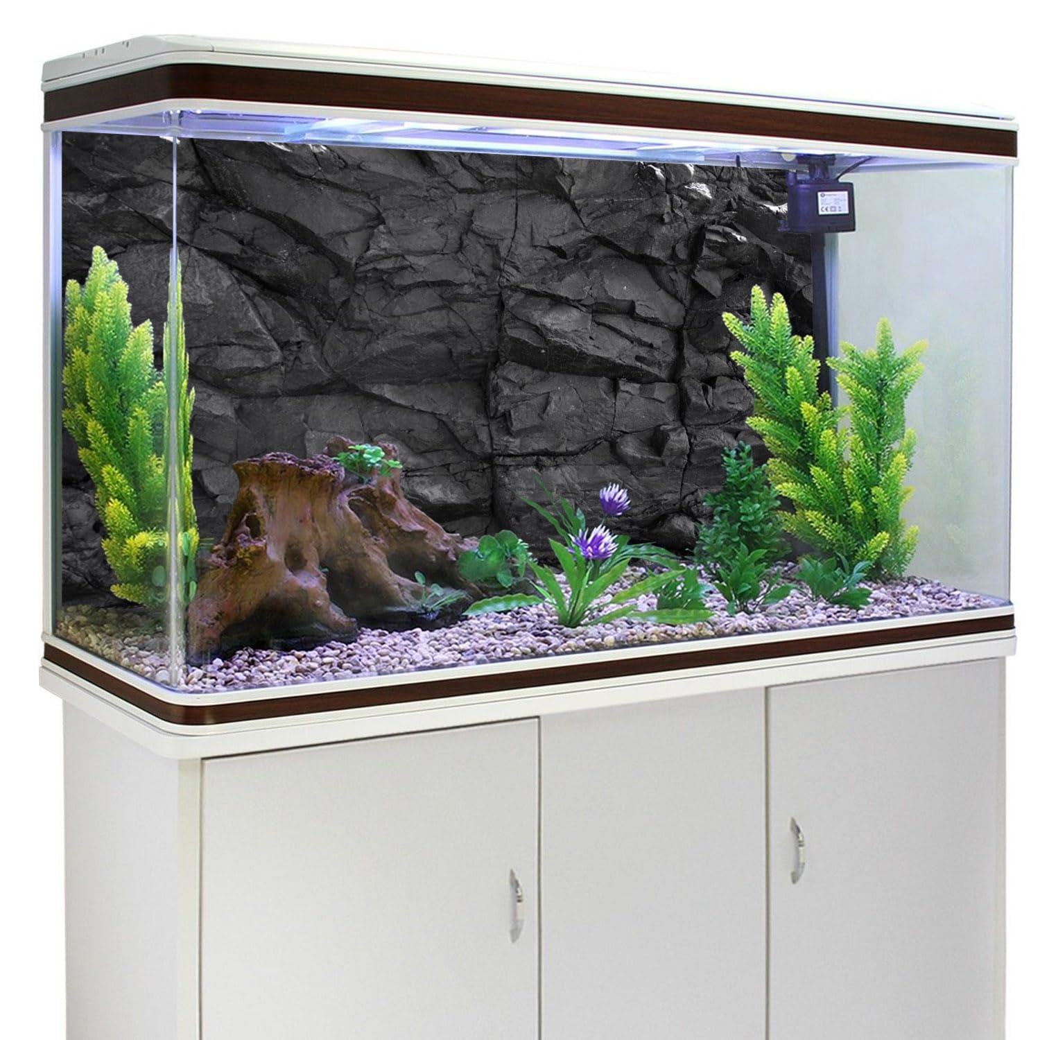 AWERT fond en usage dans aquarium rehausse couleurs des poissons