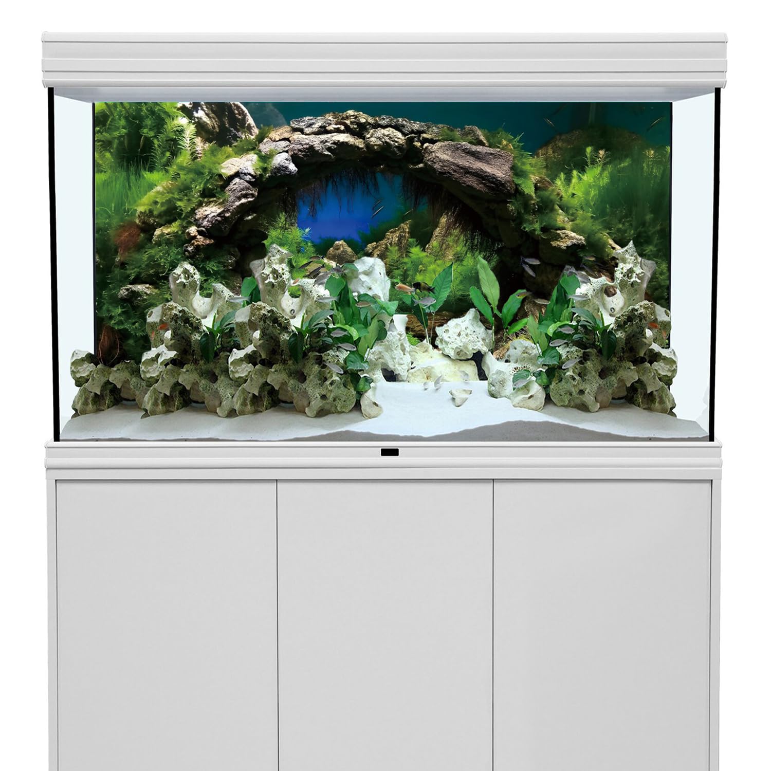 AWERT gros plan texture polyester durable pour fond d'aquarium