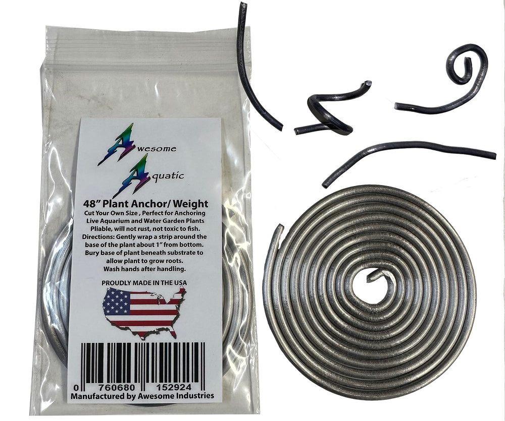 Awesome Aquatic emballage avant du rouleau de ruban plomb montrant 48 pouces et usage pratique