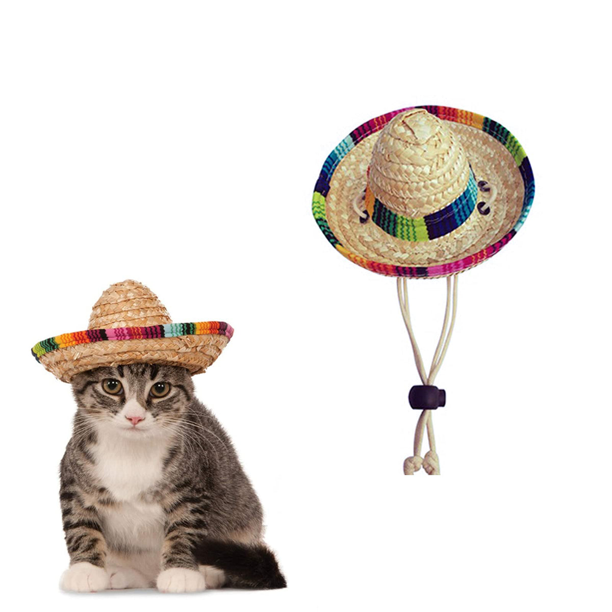 AWOCAN chapeau face avant avec motif festif et effet photo amusant
