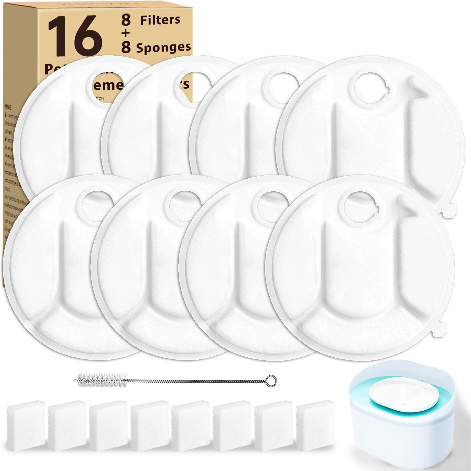 AWoHH emballage avant montrant pack 8+8 et compatibilité PLWF008