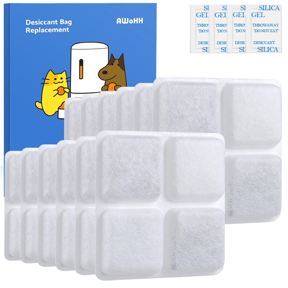 AWoHH face avant du packaging montrant lot de 12 et clarté de contenu
