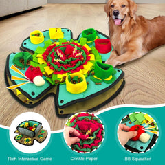 AWOOF tapis en salon chien fouillant et stimulé mentalement