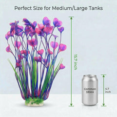 AWUAWU plante en aquarium montre cachette pour poissons et profondeur