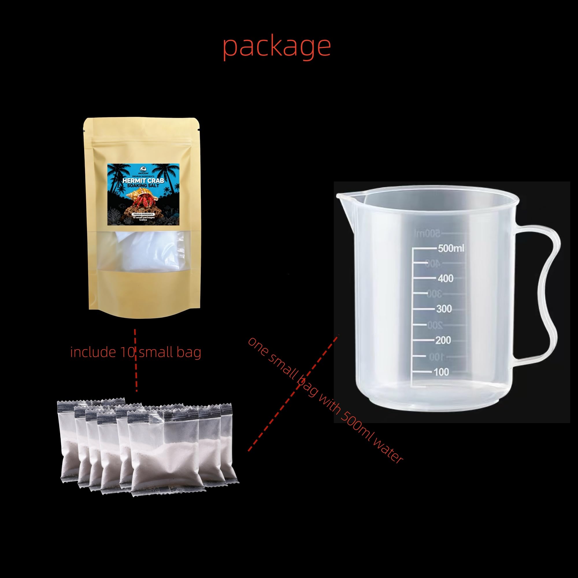 AWXZOM verre doseur 500ml illustrant mesure précise et facilité