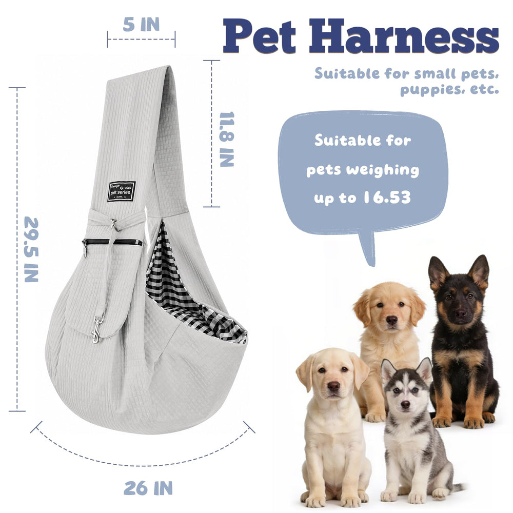 AXEARTE comparaison taille montrant échelle et adaptation aux petits chiens