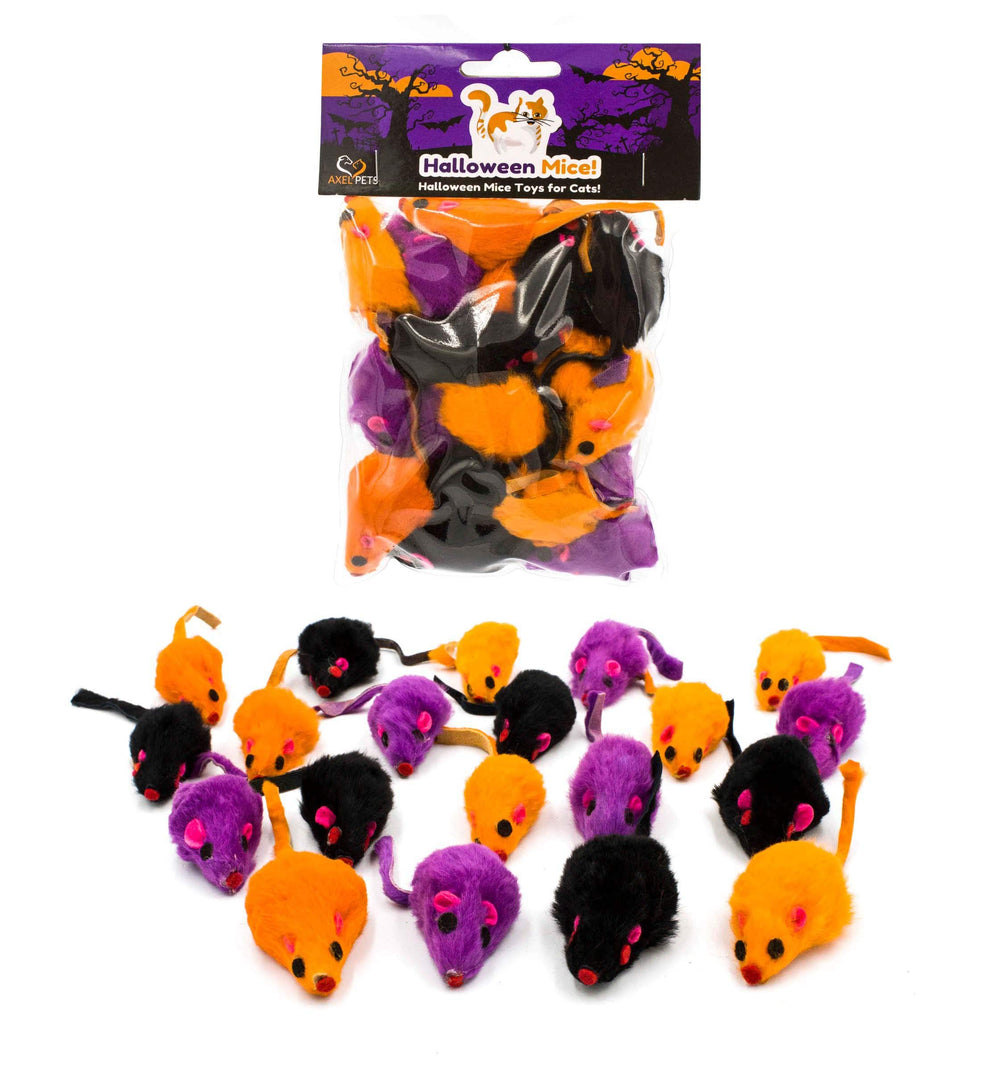 AXEL PETS emballage du lot de 20 souris, choix pratique pour plusieurs chats