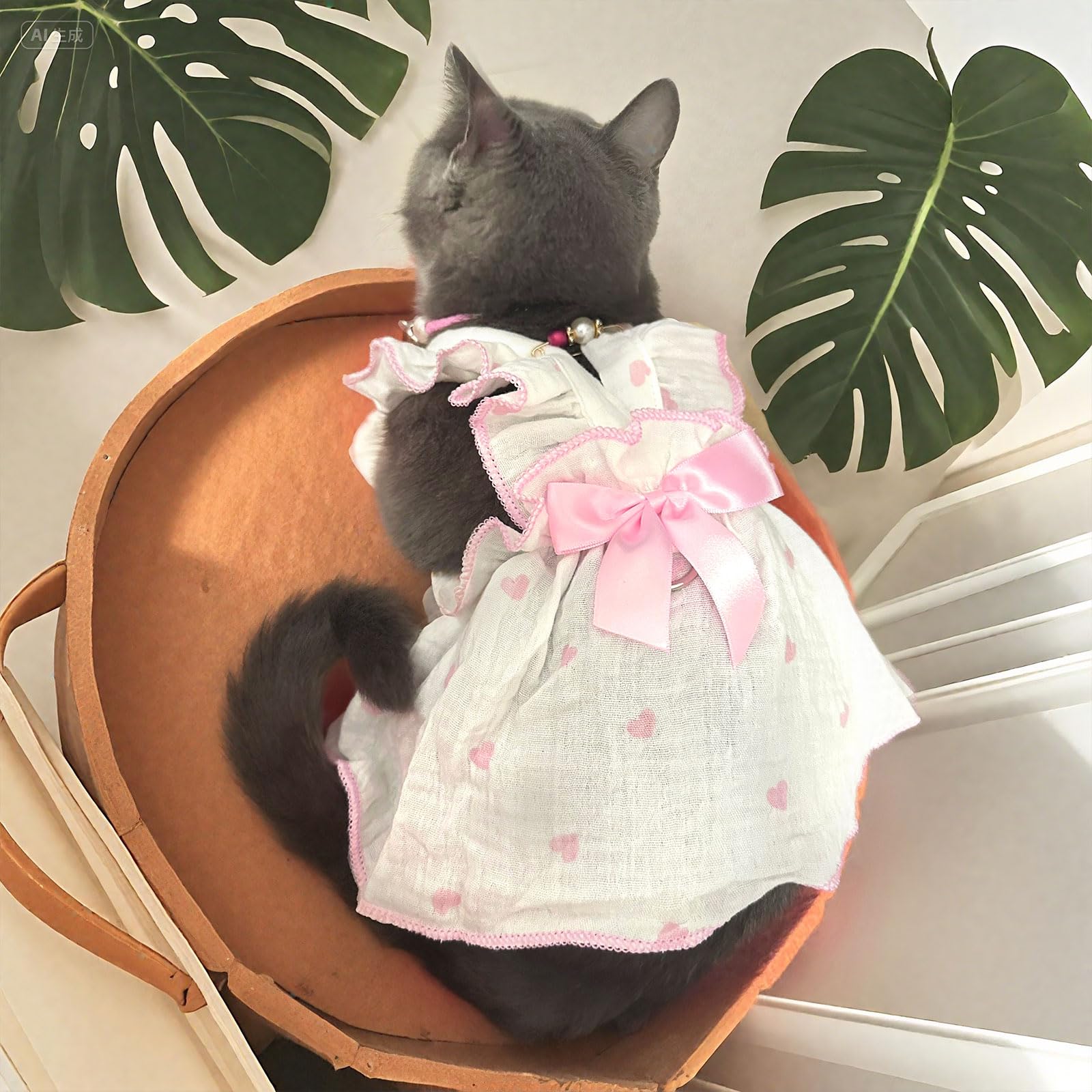 AXIIJGL gros plan tissu fraise en coton, doux et respirant